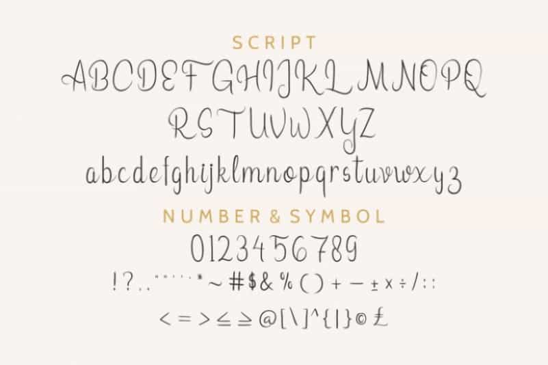Leonita Calligraphy Font Image 3