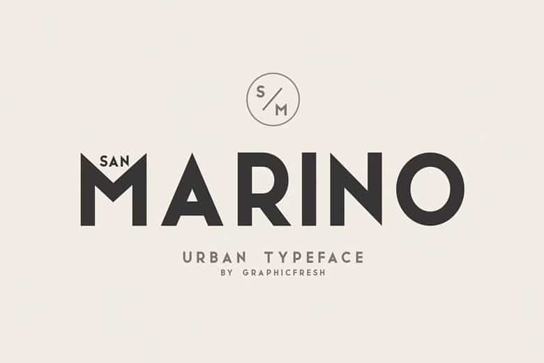 San Marino Font Image 1