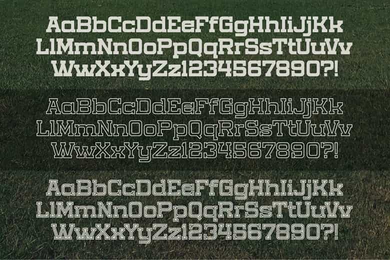 Roaring Tribune Font Image 3