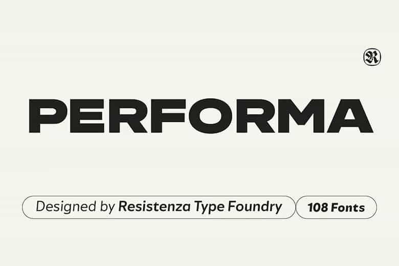Performa Font Image 1