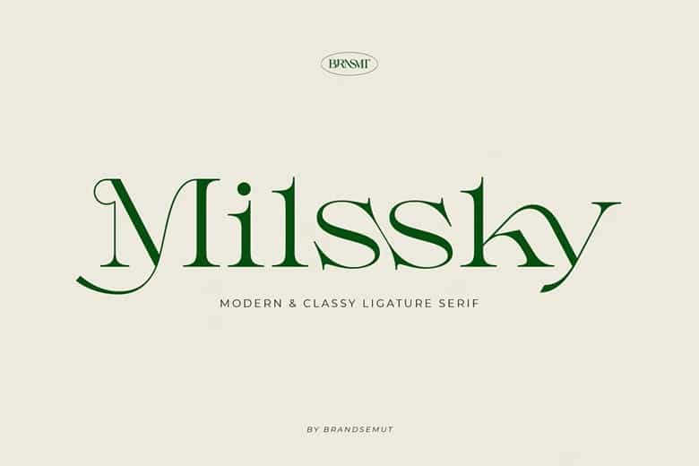 Milssky Font Image 1