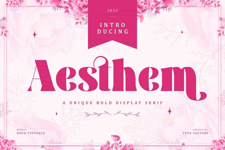 Aesthem Font Image 1