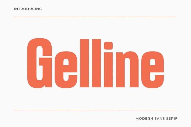 Gelline Font Image 1