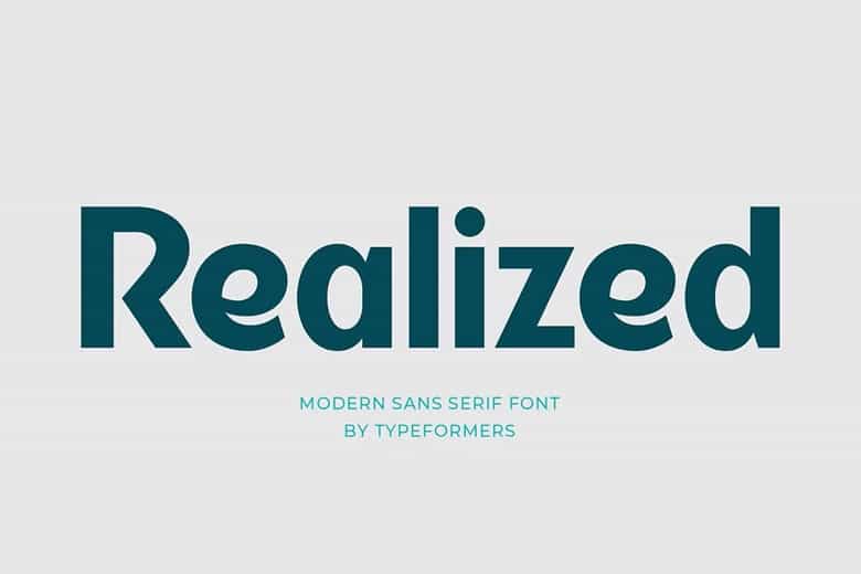 Realized Font Image 1