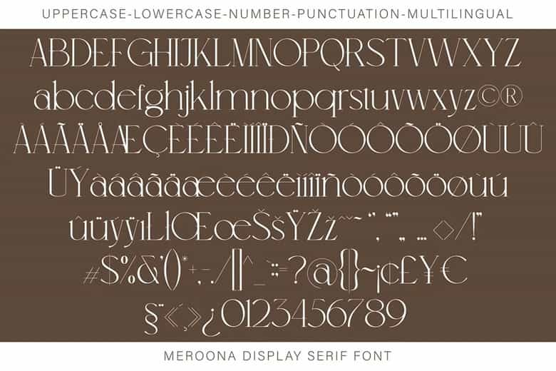 Meroona Font Image 3