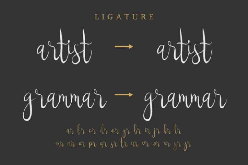Hilliard Script Font Image 2