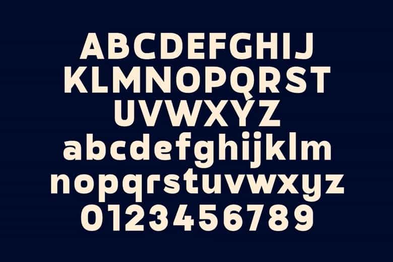 Megazine Poster Font Image 3