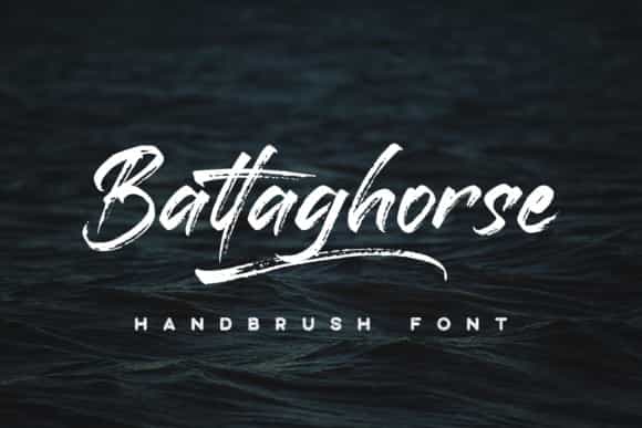 Battaghorse Brush Font Image 1