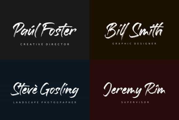 Battaghorse Brush Font Image 3