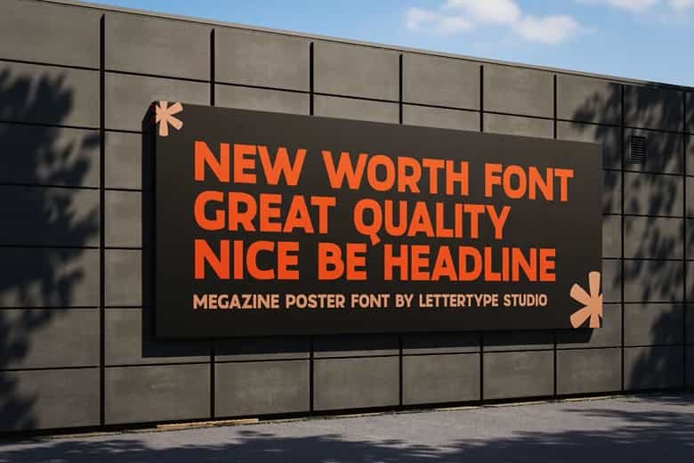 Megazine Poster Font Image 23