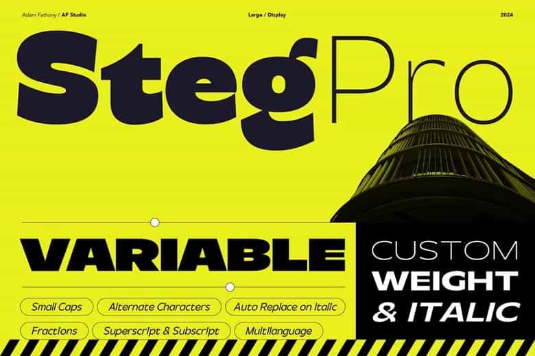Steg Pro Font Image 31