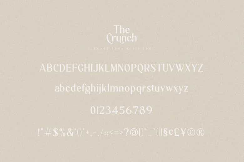 The Crunch Font Image 33