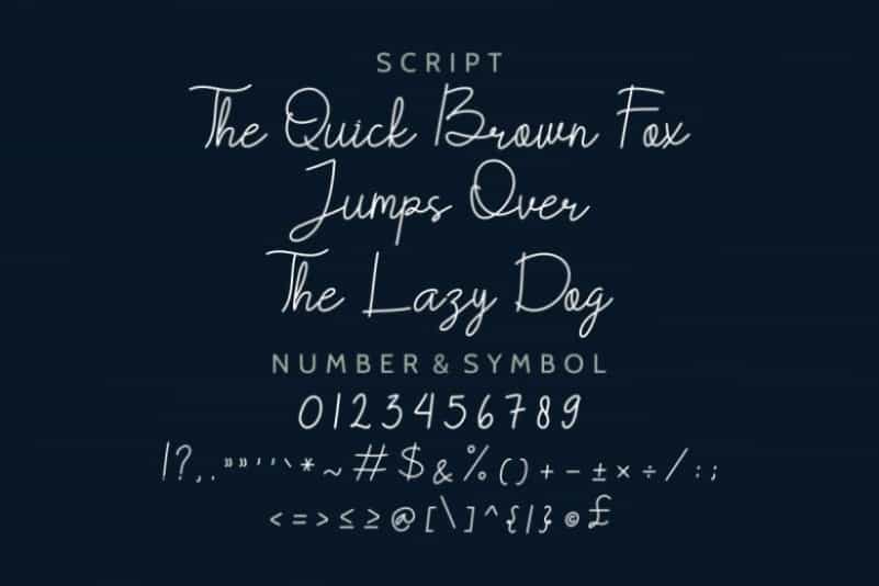 The Billie Monlly Font Duo Image 2