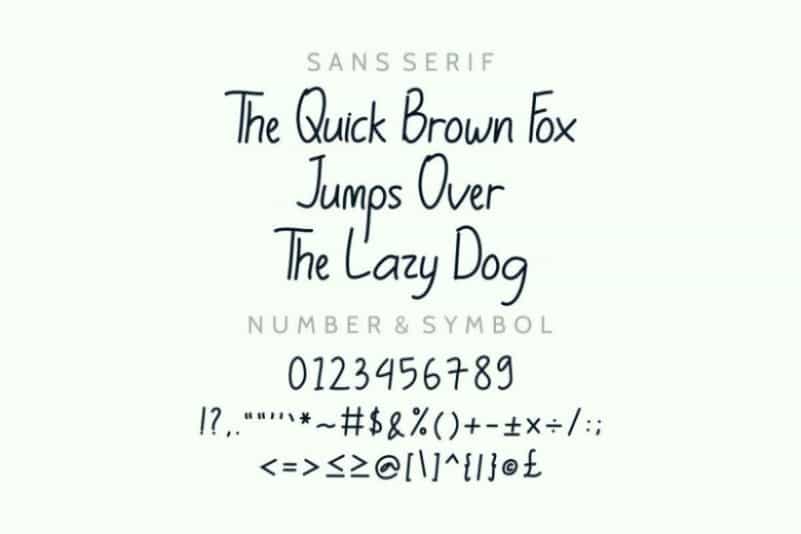 The Billie Monlly Font Duo Image 3