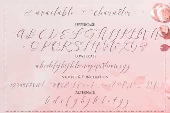 Tagonda Calligraphy Font Image 3