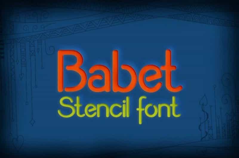 Babet Font Image 1