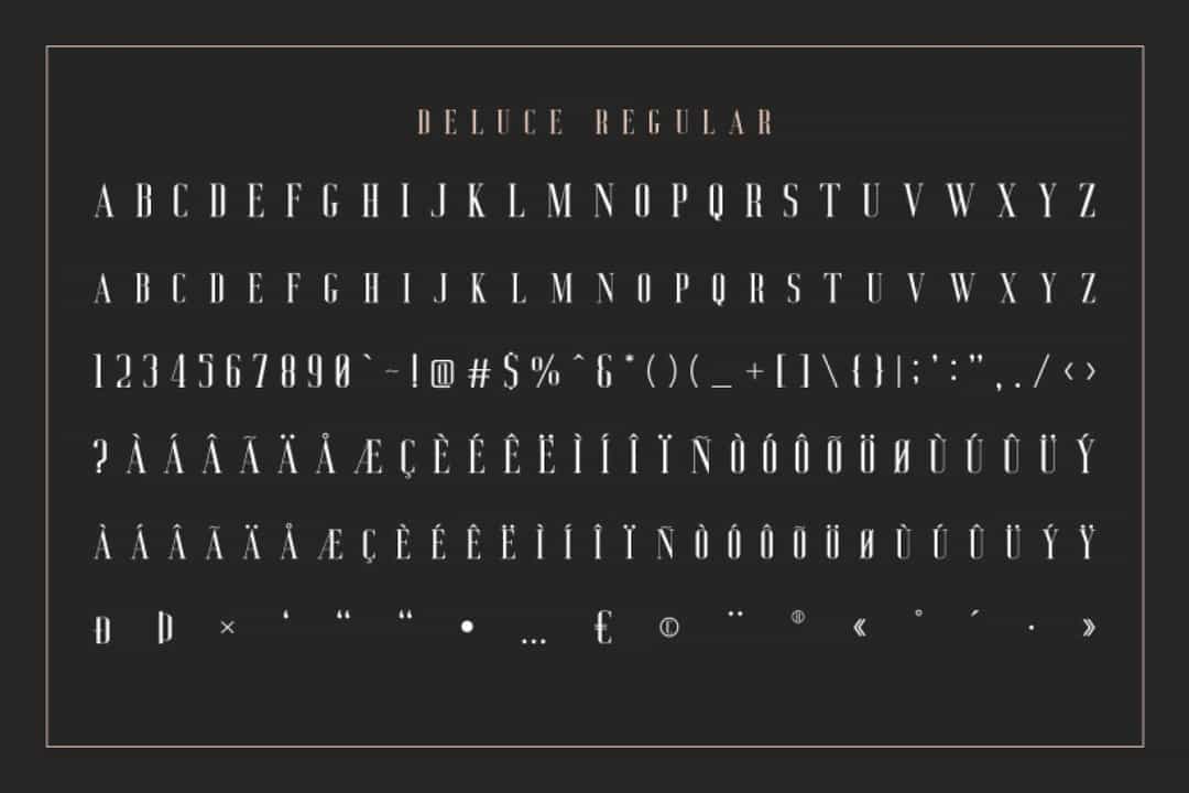 Deluce Font Family Image 3