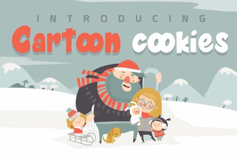 Cartoon Cookies Font Image 1