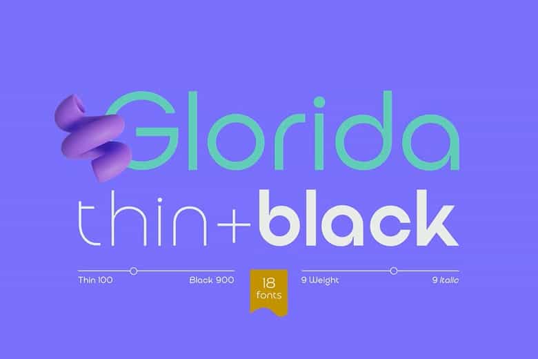 Glorida Font Image 1