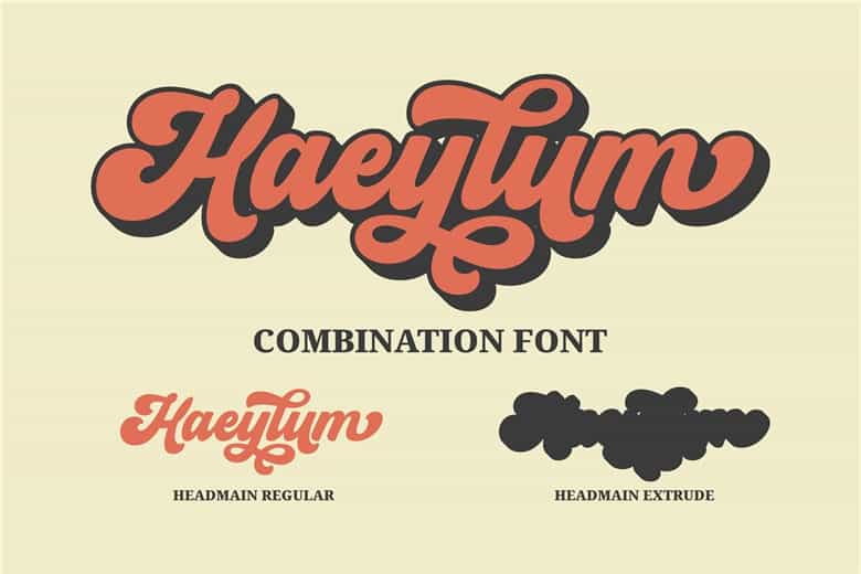 Headmain Font Image 2