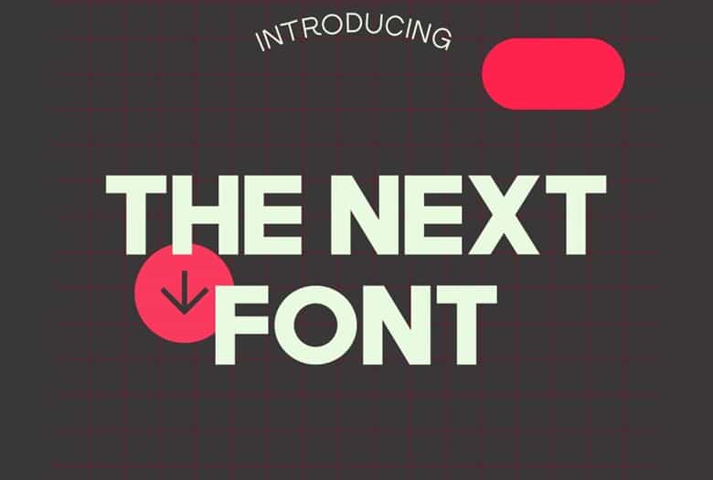 The Next Font Image 1