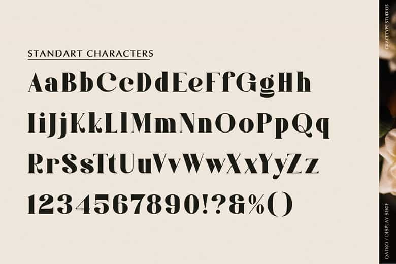 Qatro Font Image 3