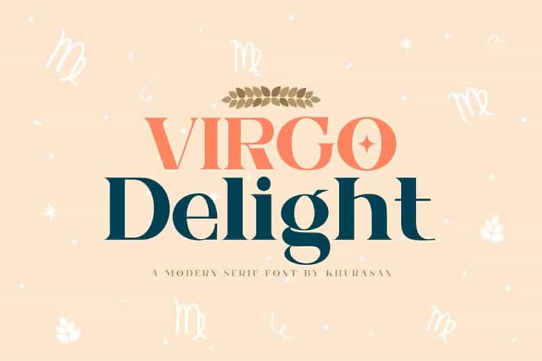Virgo Delight Font Image 1