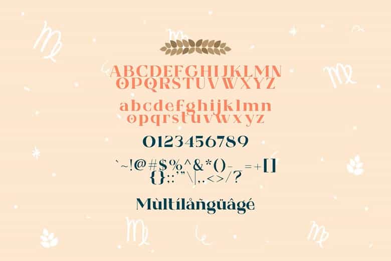 Virgo Delight Font Image 3