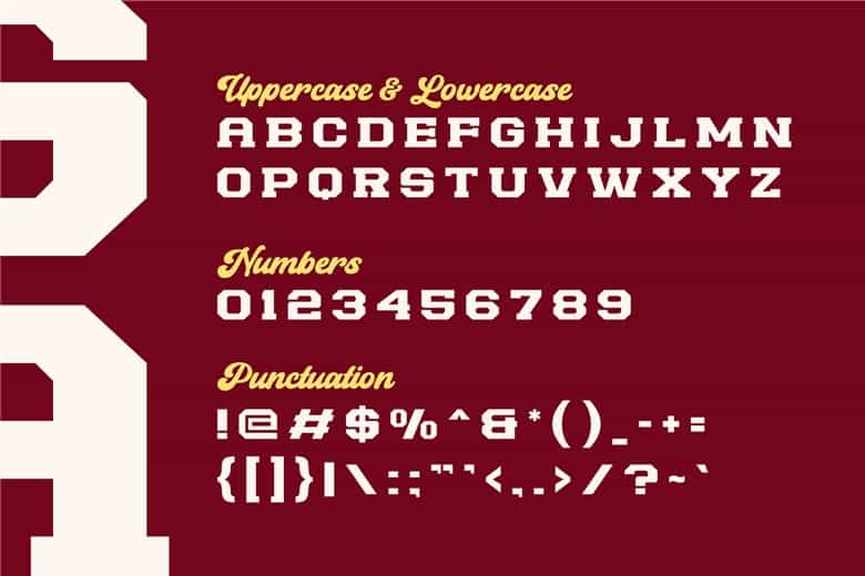 Houston Strike Font Image 2