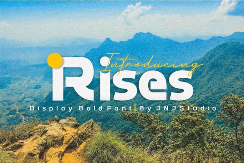 Rises Font Image 1