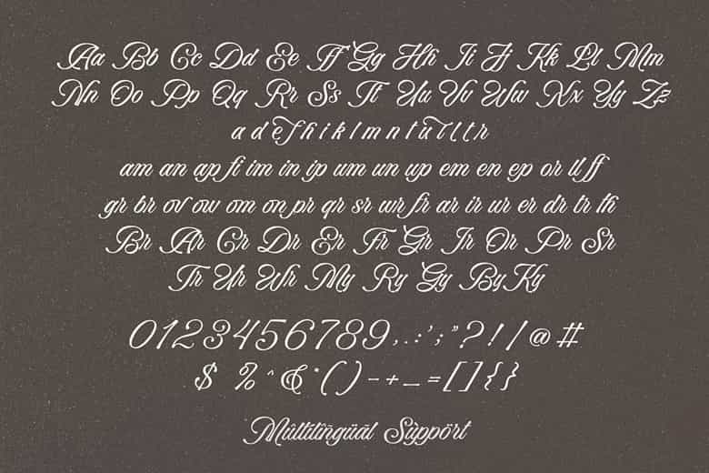 Bella Elegante Font Image 3