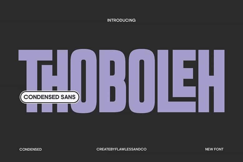 Thoboleh Font Image 1