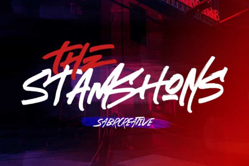 The Stamshons Brush Font Image 1