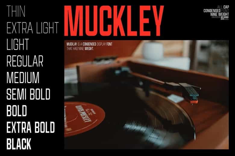 Muckley Font Family Image 2