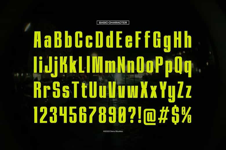 Metroway Font Image 3