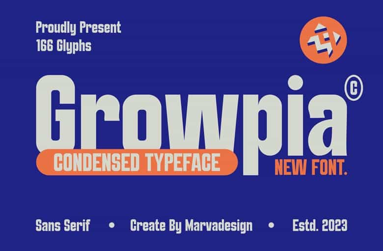 Growpia Font Image 1