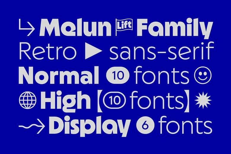 Melun Font Family Image 2