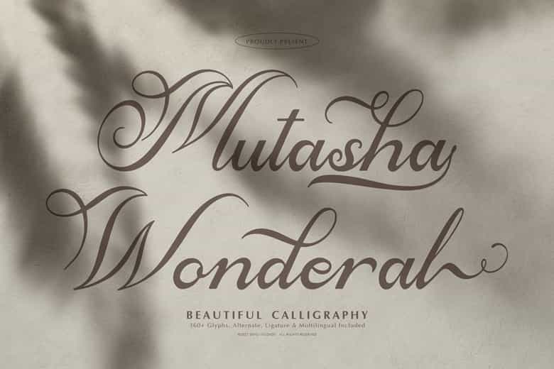 Mutasha Wonderal Font Image 1
