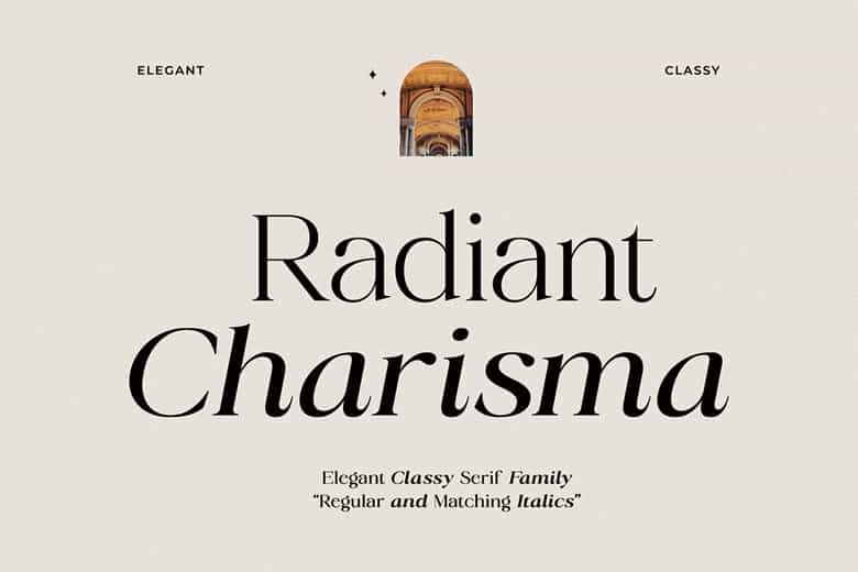 Radiant Charisma Font Family Image 1