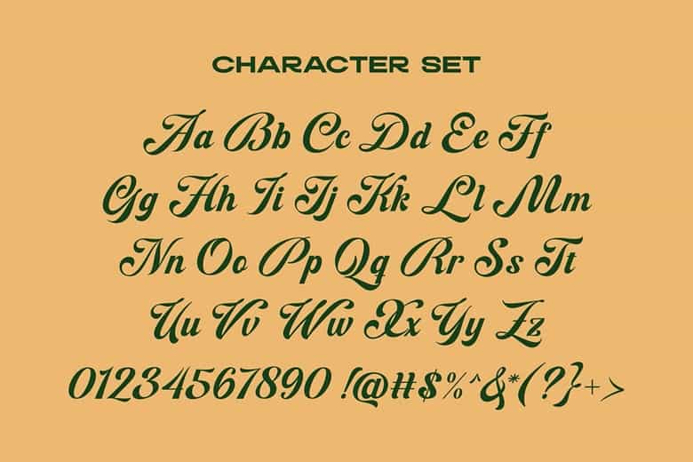 Blagkine Font Image 3