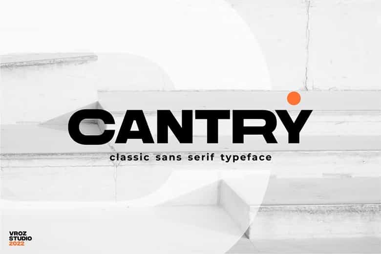 Cantry Font Image 1