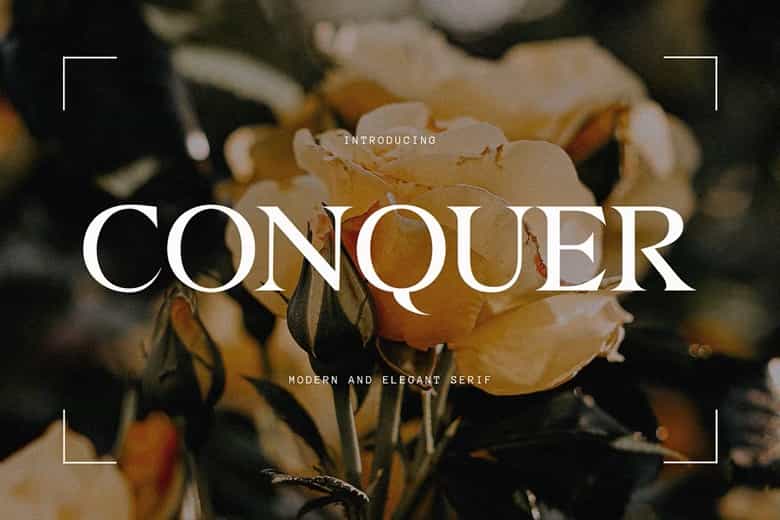 Conquer Font Image 1