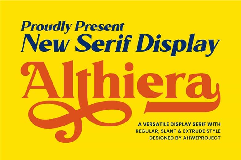Althiera Font Image 1