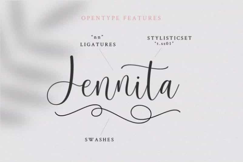 Hernitta Font Image 3