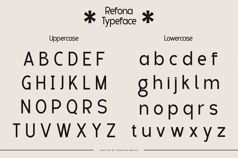 Refona Font Image 2