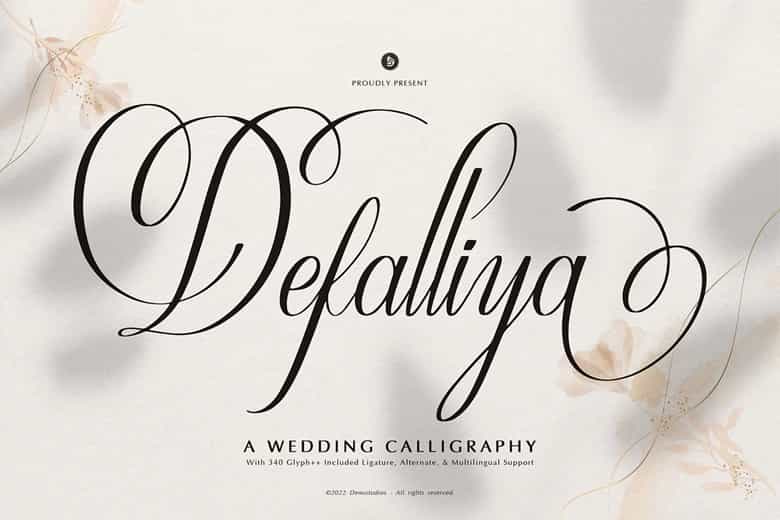 Defalliya Font Image 1