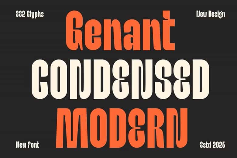Genant Bodeirna Font Image 2