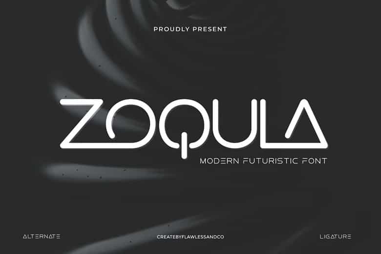 Zoqula Font Image 1