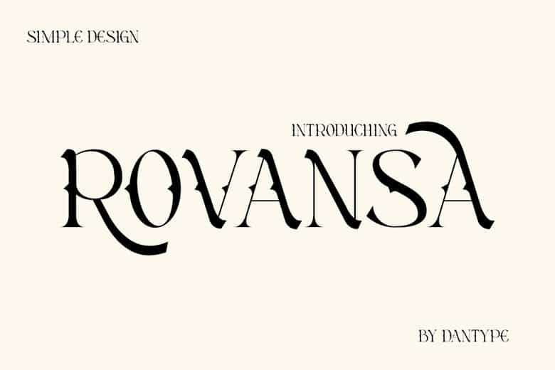 Rovansa Font Image 1