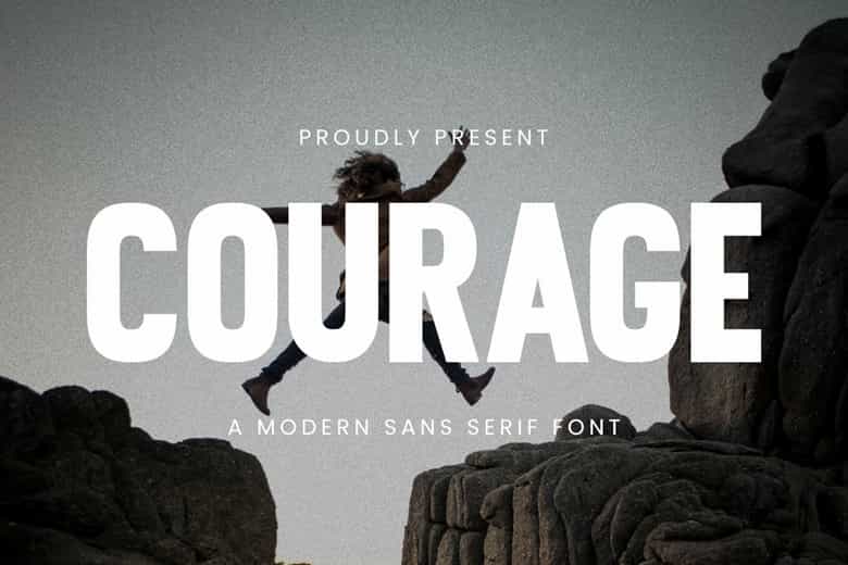Courage Font Image 1